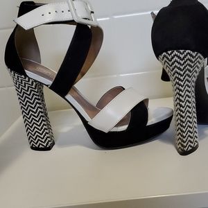 Biondini handmade in Brazil black and white shoes